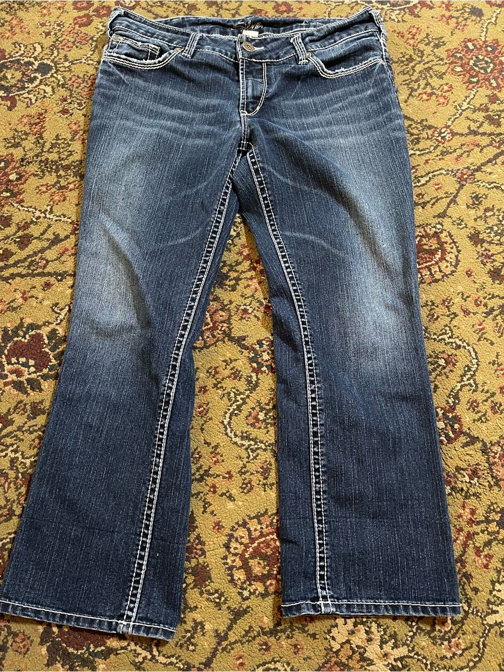 Silver Suki Capri Jeans Women's 32